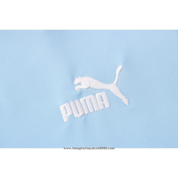 Tuta da Track Manchester City Manica Corta 2021 2022 Blu